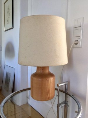 Danish Kirk Table Lamp in Teak, 1960s-WSA-831304