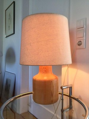 Danish Kirk Table Lamp in Teak, 1960s-WSA-831304