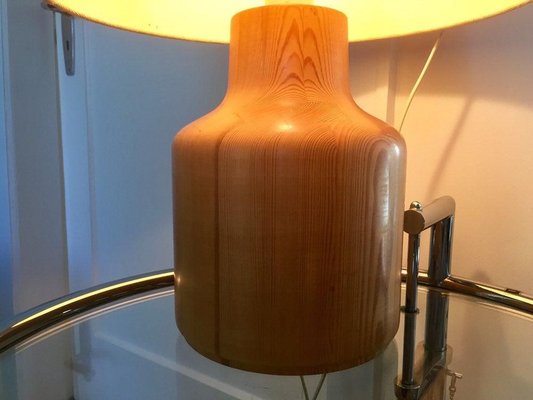 Danish Kirk Table Lamp in Teak, 1960s-WSA-831304