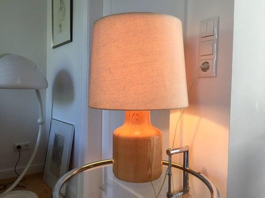 Danish Kirk Table Lamp in Teak, 1960s-WSA-831304