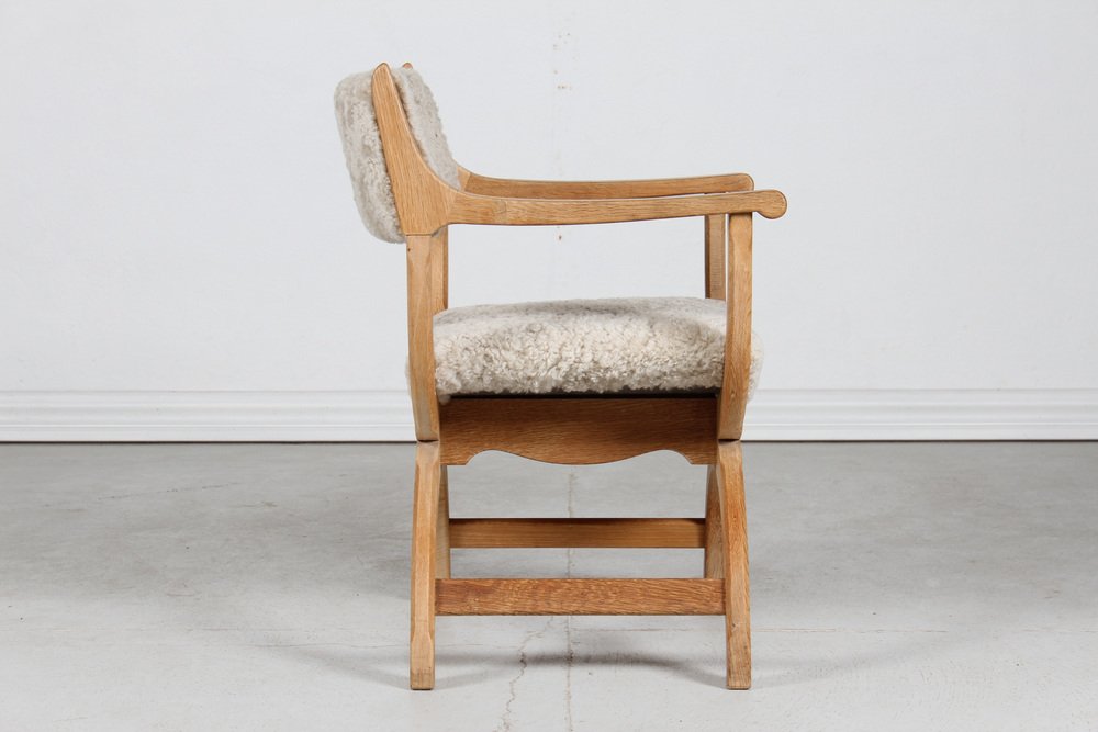 Danish Kurul Chair with Armrest by Henning Kjærnulf for Eg Møbler, 1970s