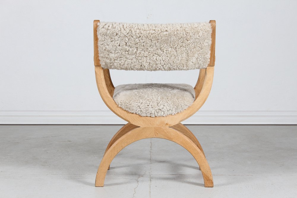 Danish Kurul Chair with Armrest by Henning Kjærnulf for Eg Møbler, 1970s