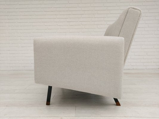 Danish Kvadrat Wool & Leather Armchair, 1970s-TMW-742152