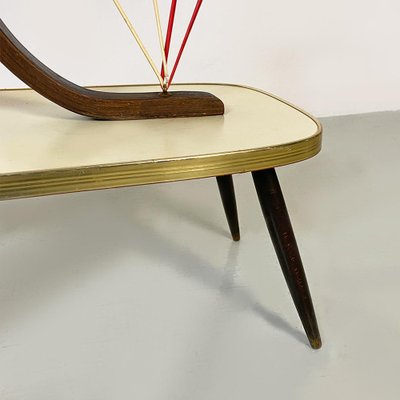 Danish Laminate and Beech Plant Table, 1960s-GDD-1419215