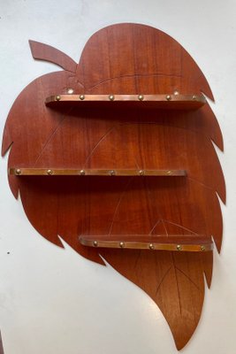 Danish Leaf Spice Rack in Teak and Copper, 1960s-LCR-1388833