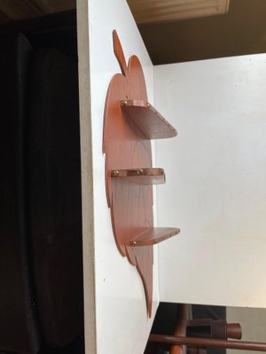 Danish Leaf Spice Rack in Teak and Copper, 1960s-LCR-1388833