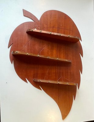 Danish Leaf Spice Rack in Teak and Copper, 1960s-LCR-1388833