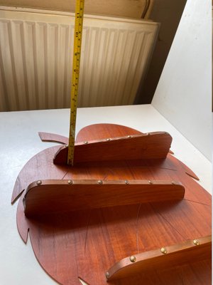 Danish Leaf Spice Rack in Teak and Copper, 1960s-LCR-1388833