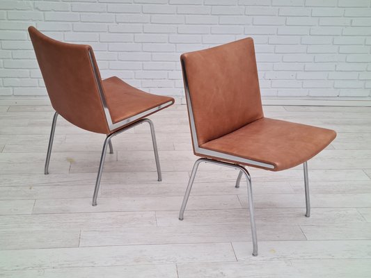 Danish Leather AP38 Armchair by Hans J. Wegner, 1960s-TMW-866865