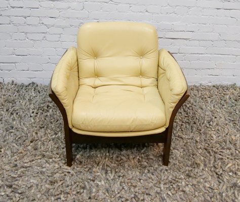 Danish Leather Armchair by Georg Thams, 1970s-QFD-1056566