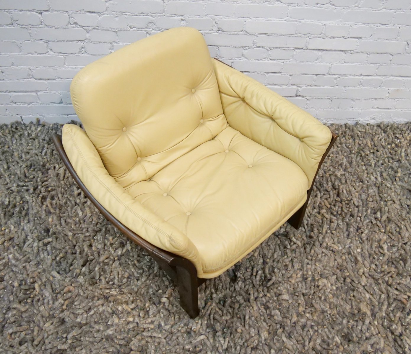 Danish Leather Armchair by Georg Thams, 1970s