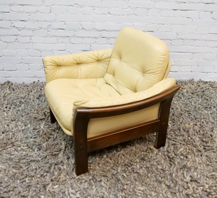 Danish Leather Armchair by Georg Thams, 1970s-QFD-1056566