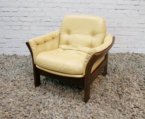 Danish Leather Armchair by Georg Thams, 1970s-QFD-1056566