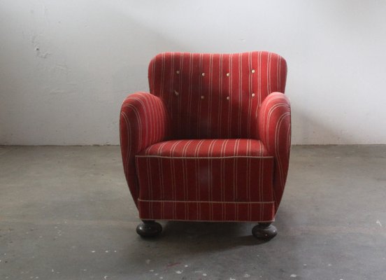 Danish Lounge Chair in the style of Fritz Hansen, 1930s-QNP-2027698