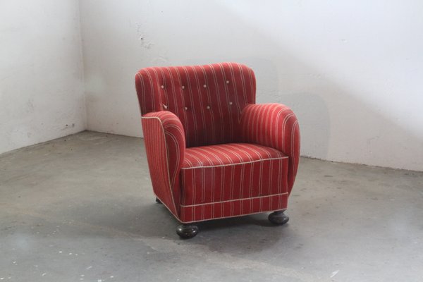 Danish Lounge Chair in the style of Fritz Hansen, 1930s-QNP-2027698