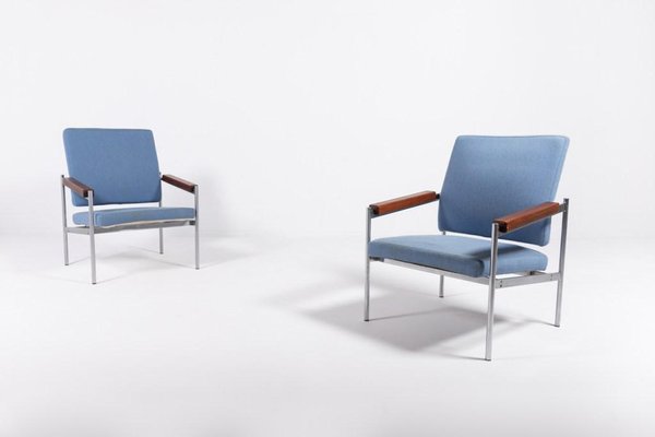 Danish Lounge Chairs by Kay Boeck Hansen for Fritz Hansen, 1970s, Set of 2-KMC-1333472