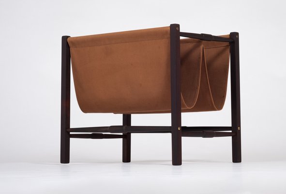 Danish Magazine Rack in Rosewood, 1960s-ZGQ-1383964