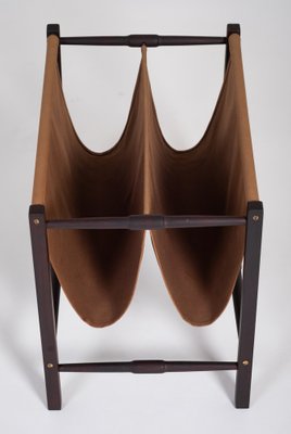 Danish Magazine Rack in Rosewood, 1960s-ZGQ-1383964