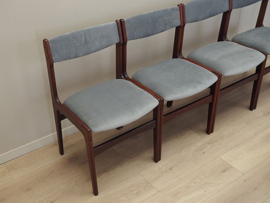 Danish Mahogany Chairs, Denmark, 1979s, Set of 4-VND-1812651