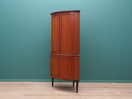 Danish Mahogany Corner Cabinet, 1970s-VND-2018236