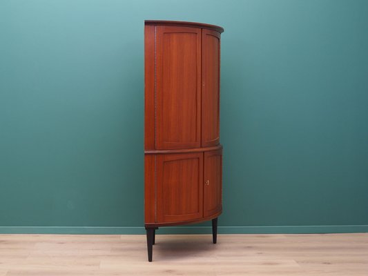 Danish Mahogany Corner Cabinet, 1970s-VND-2018236