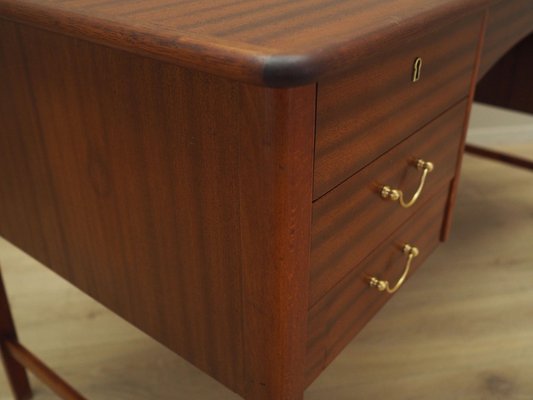 Danish Mahogany Desk, 1970s-VND-1790352