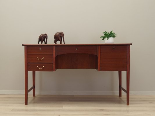 Danish Mahogany Desk, 1970s-VND-1790352