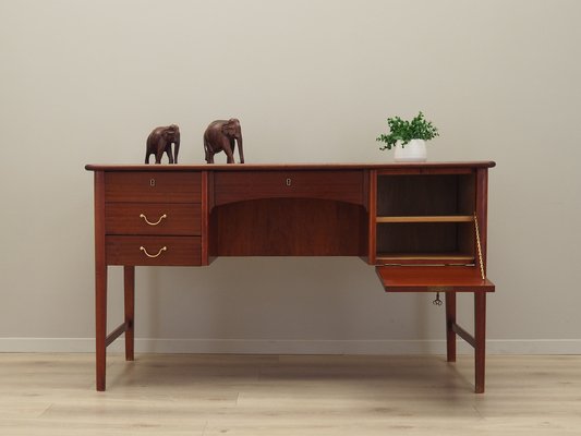 Danish Mahogany Desk, 1970s-VND-1790352