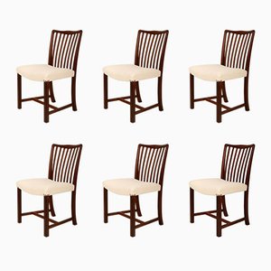 Danish Mahogany Dining Chairs by Sondergaard Mobler for Skovby, 1972, Set of 6-AX-1787853