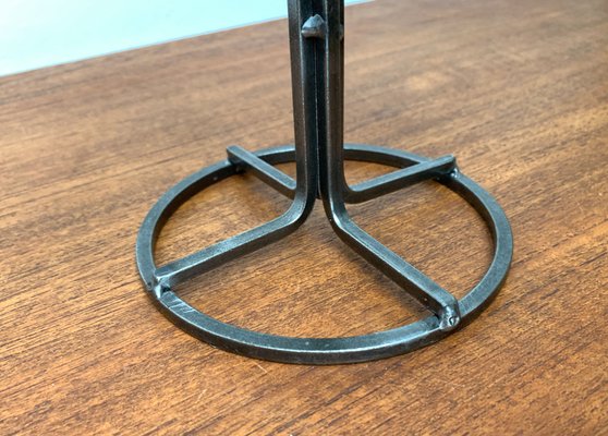 Danish Metal and Glass Candleholder, 1960s-UAH-1436253