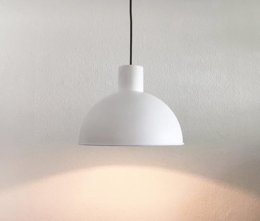 Danish Metal Bunker Maxi Ceiling Lamp by Johannes Hammerborg for Fog & Mørup, 1970s