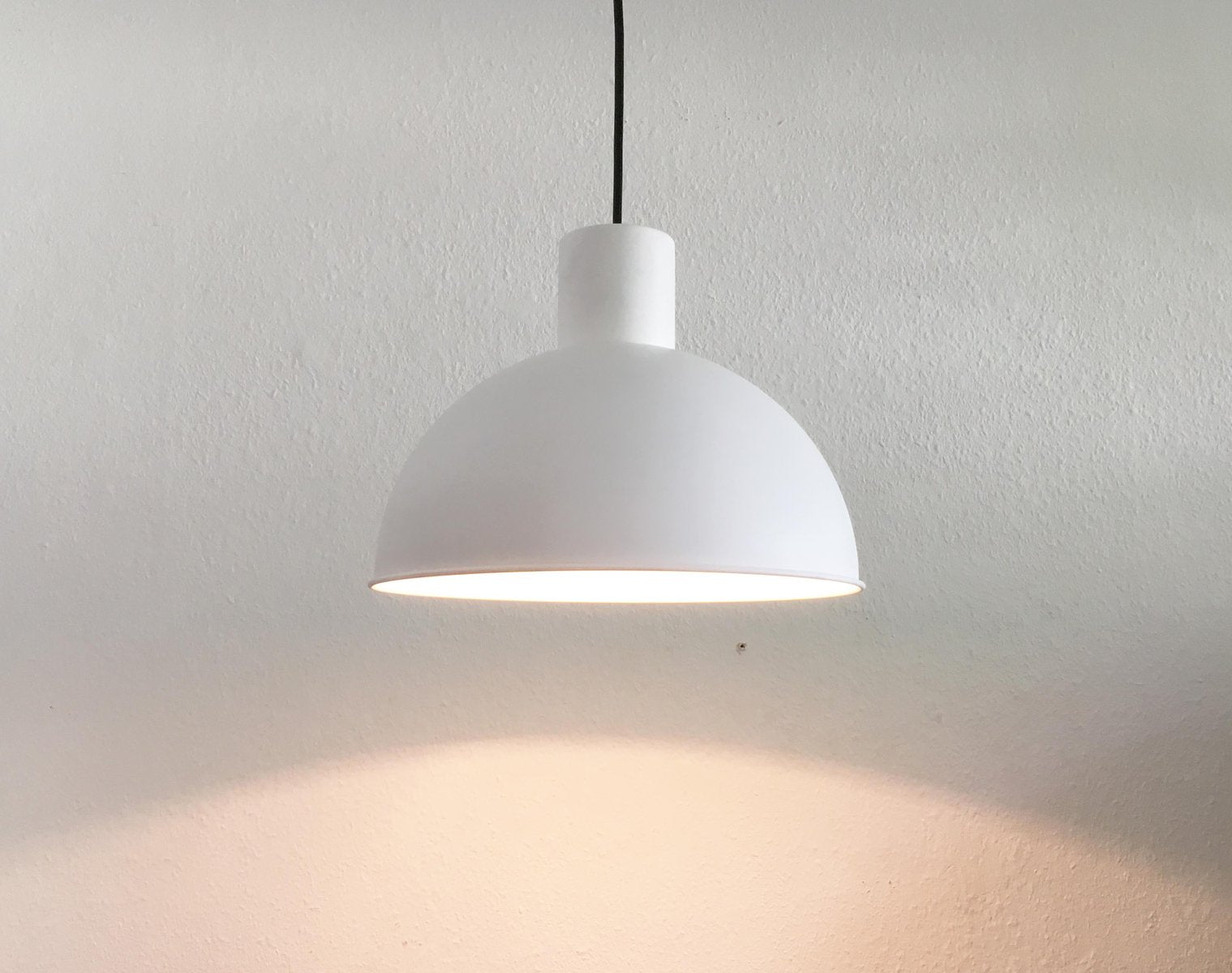 Danish Metal Bunker Maxi Ceiling Lamp by Johannes Hammerborg for Fog & Mørup, 1970s