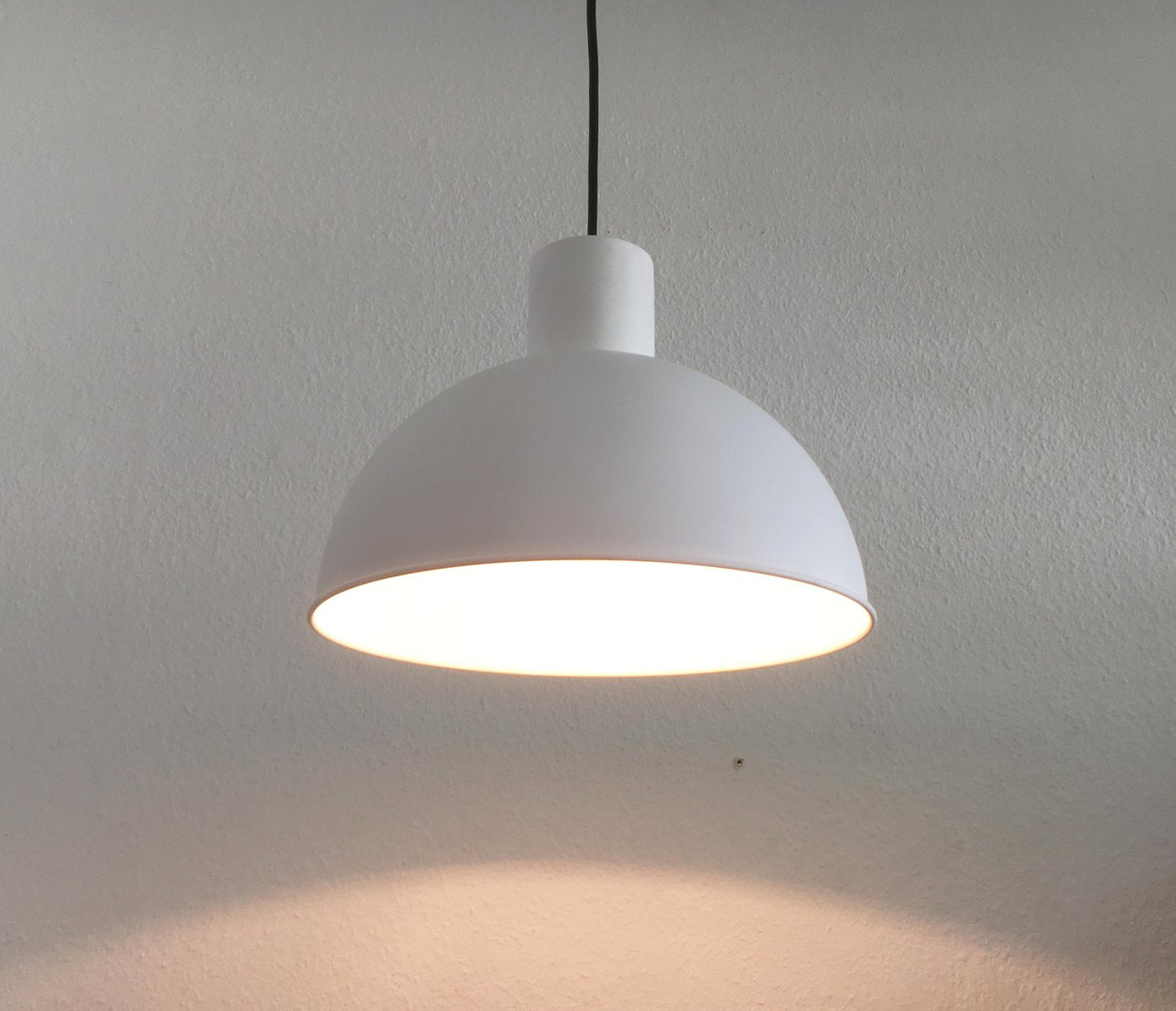 Danish Metal Bunker Maxi Ceiling Lamp by Johannes Hammerborg for Fog & Mørup, 1970s