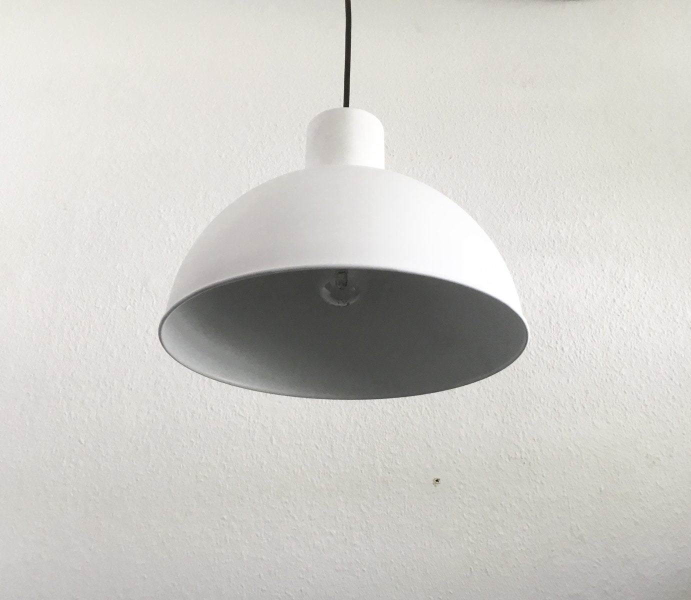 Danish Metal Bunker Maxi Ceiling Lamp by Johannes Hammerborg for Fog & Mørup, 1970s