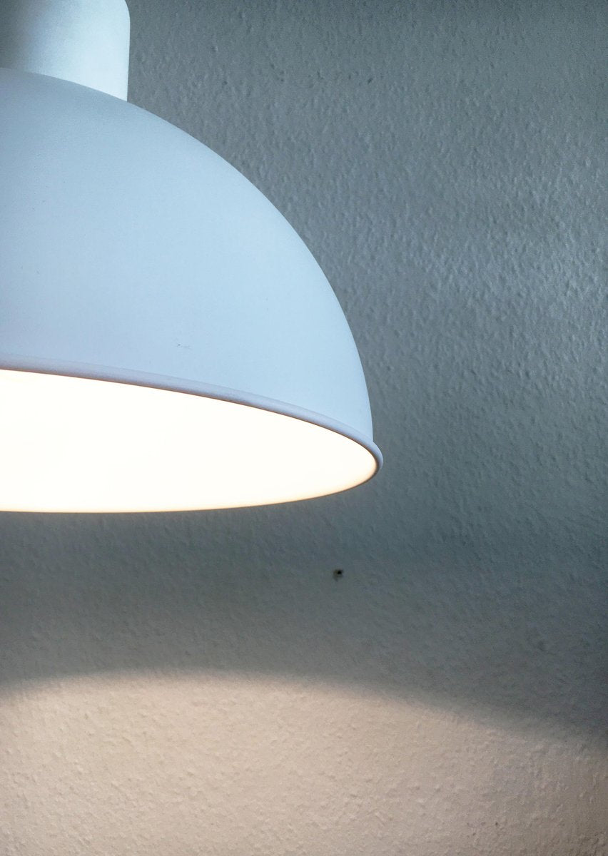 Danish Metal Bunker Maxi Ceiling Lamp by Johannes Hammerborg for Fog & Mørup, 1970s