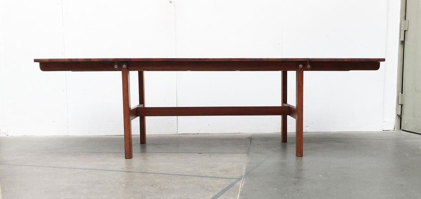 Danish Mid-Century Extendable Drop Leaf Dining Table by Peter Ole Schiønning for Niels Eilersen-UAH-802929