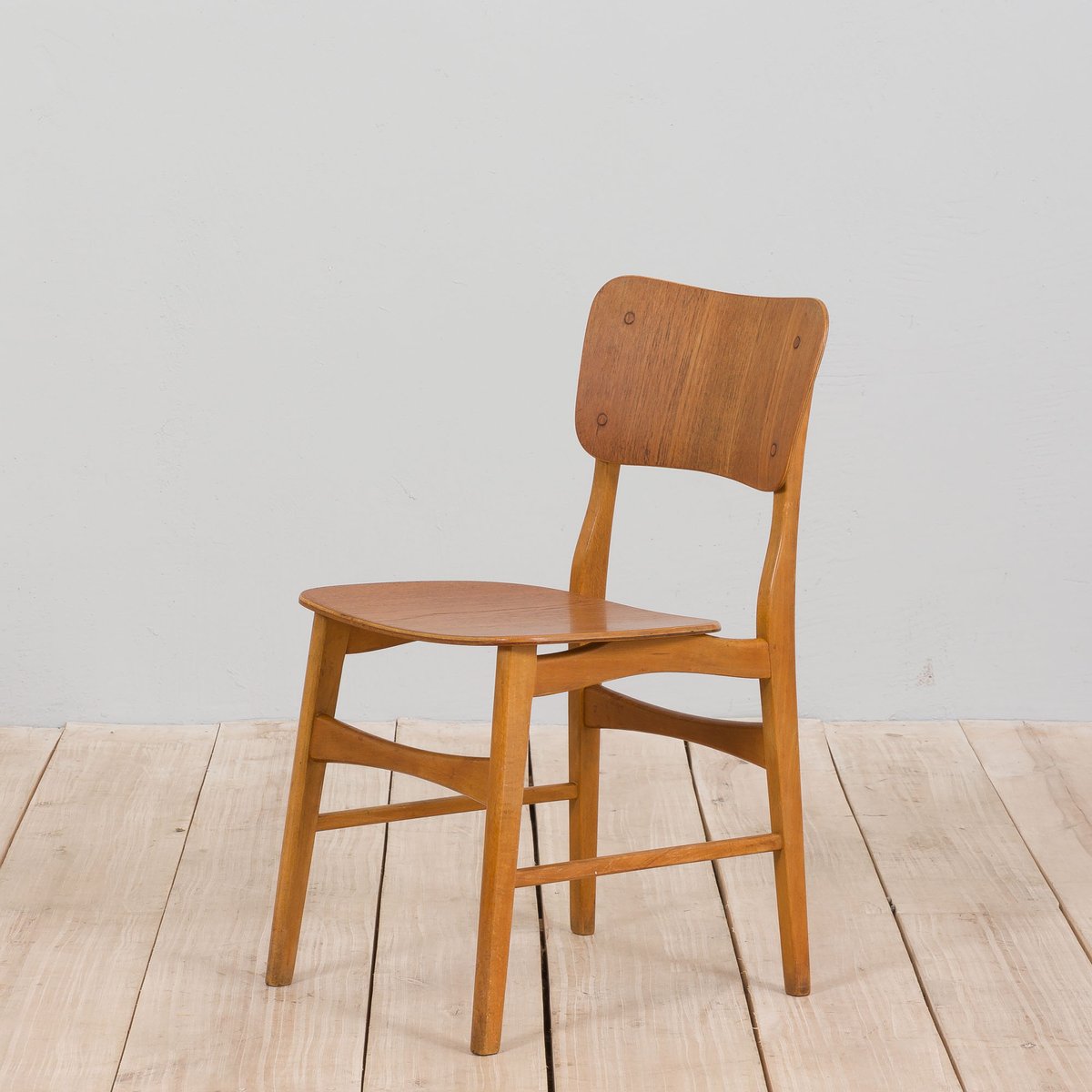 Danish Mid-Century Modern Teak Desk Chair in the Style of Børge Mogensen