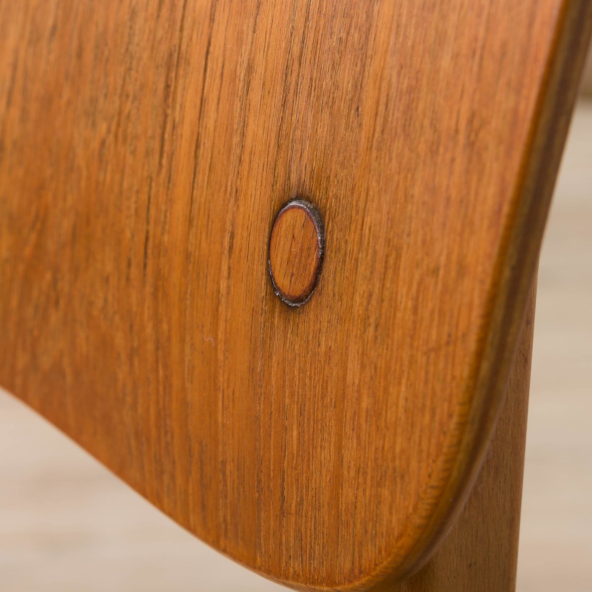 Danish Mid-Century Modern Teak Desk Chair in the Style of Børge Mogensen