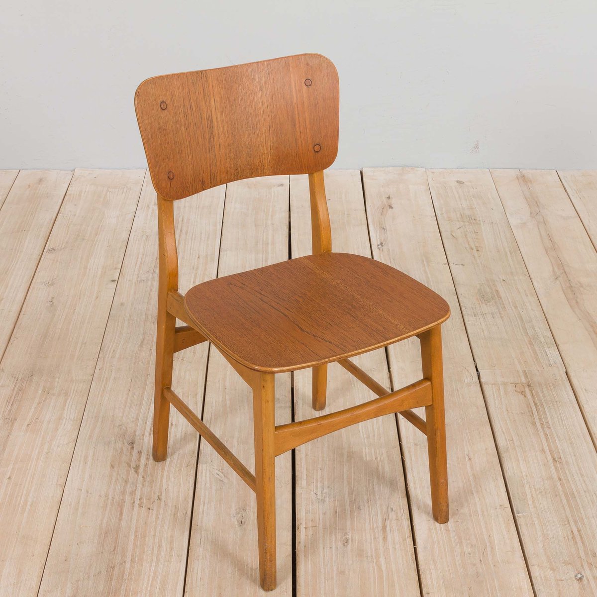 Danish Mid-Century Modern Teak Desk Chair in the Style of Børge Mogensen