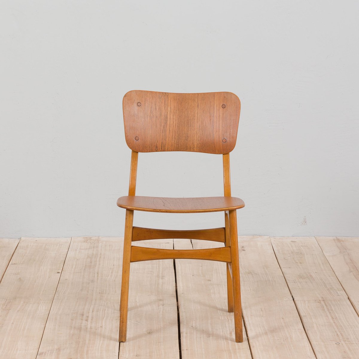 Danish Mid-Century Modern Teak Desk Chair in the Style of Børge Mogensen