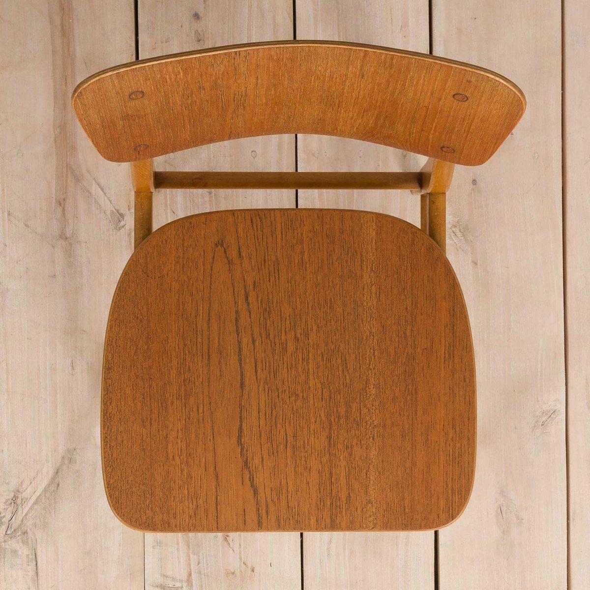 Danish Mid-Century Modern Teak Desk Chair in the Style of Børge Mogensen