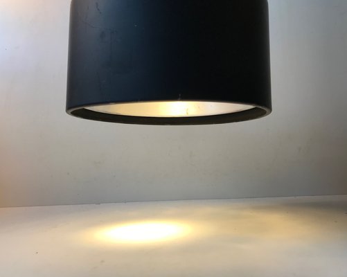 Danish Minimalist Black Sconce from Louis Poulsen, 1970s-LCR-713520