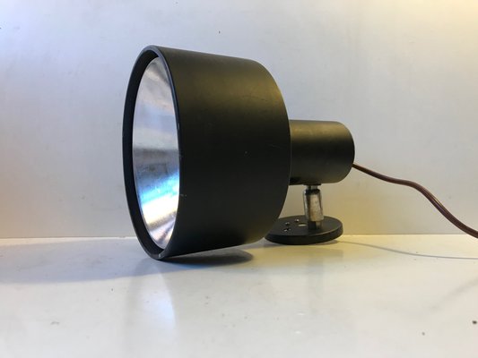 Danish Minimalist Black Sconce from Louis Poulsen, 1970s-LCR-713520