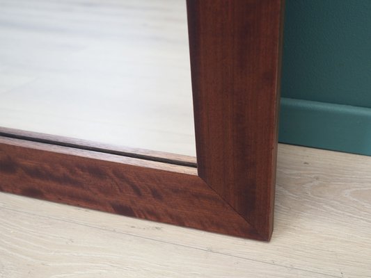 Danish Mirror in Mahogany Frame, 1970s-VND-2019751