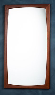 Danish Mirror with Frame in Teak, 1960s-ZGQ-930726