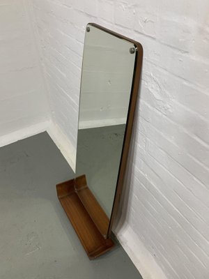 Danish Mirror with Shelf in Teak-EMG-1309179