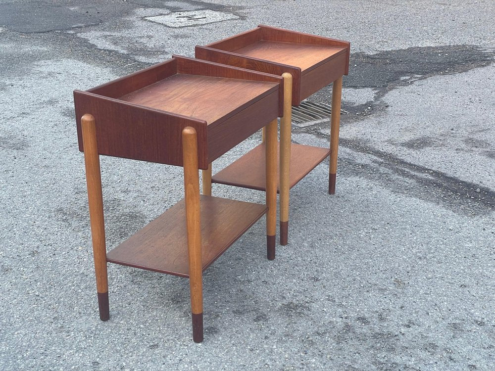 Danish Model 148 Nightstands by Børge Mogensen, 1952, Set of 2