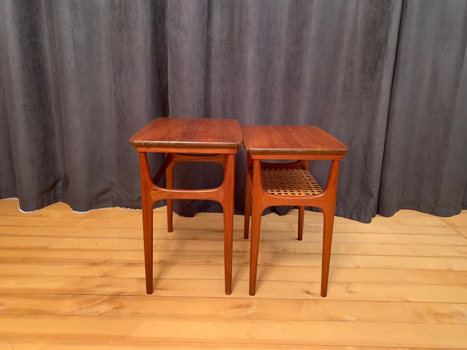 Danish Model 15 Side Tables by Erling Torvits for Heltborg Møbler, 1960s, Set of 2