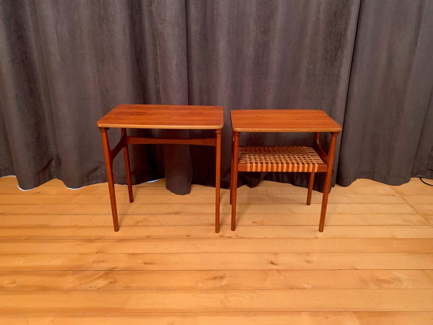 Danish Model 15 Side Tables by Erling Torvits for Heltborg Møbler, 1960s, Set of 2