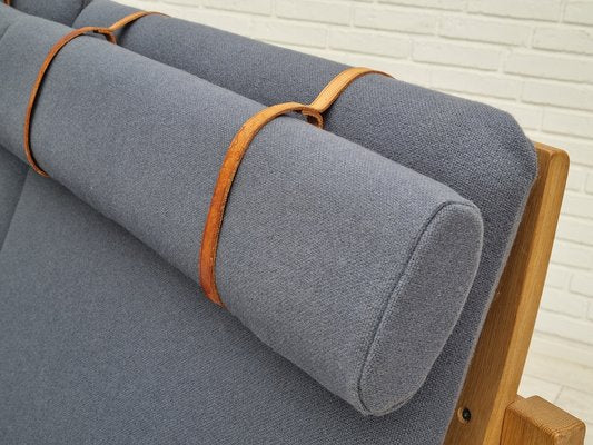 Danish Model 2252 Sofa in Oak & Wool by Børge Mogensen, 1970s-TMW-1233517